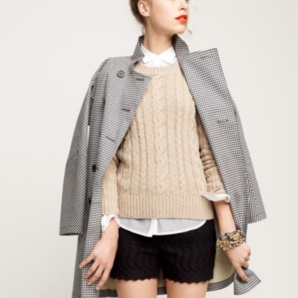 Vintage J crew shrunken fisherman sweater